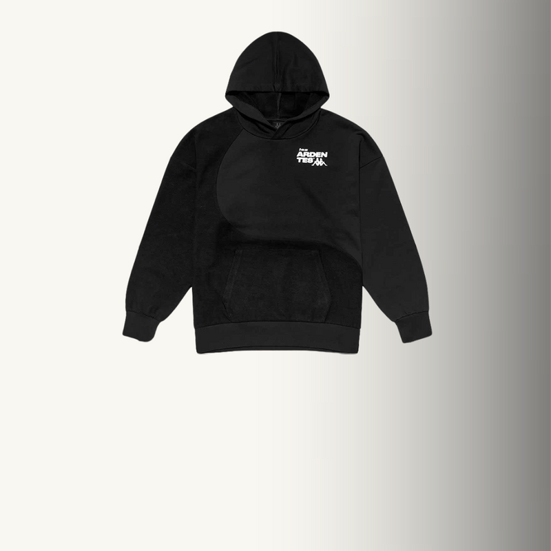 Black hoodie hoodie - Kappa x Les Ardentes