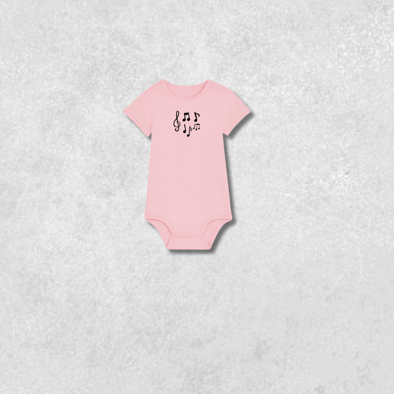 Combinaison body bébé winter club rose