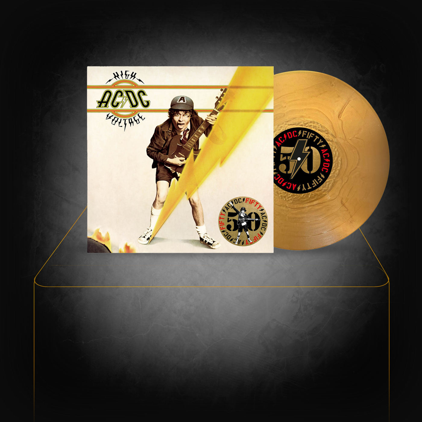 Vinyle High Voltage Édition Limitée en OR - AC/DC