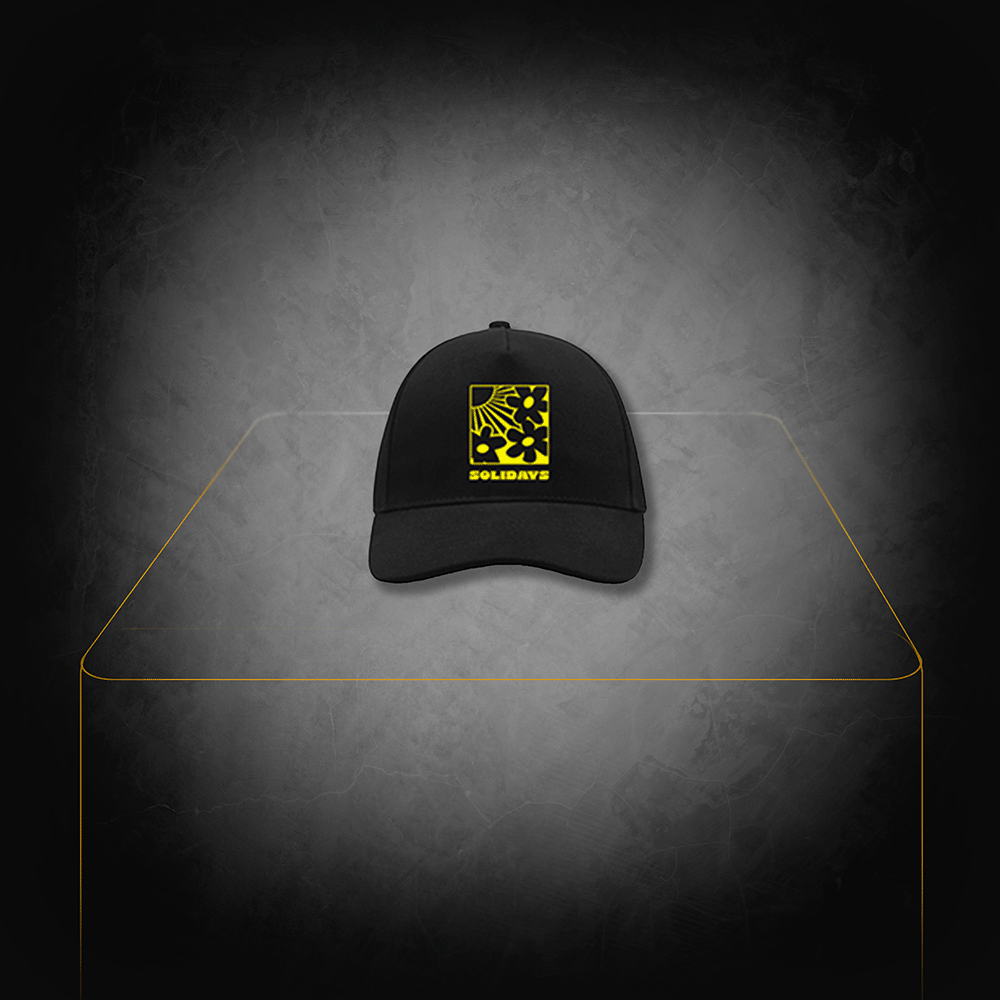 Casquette Sunflower Noir - Solidays