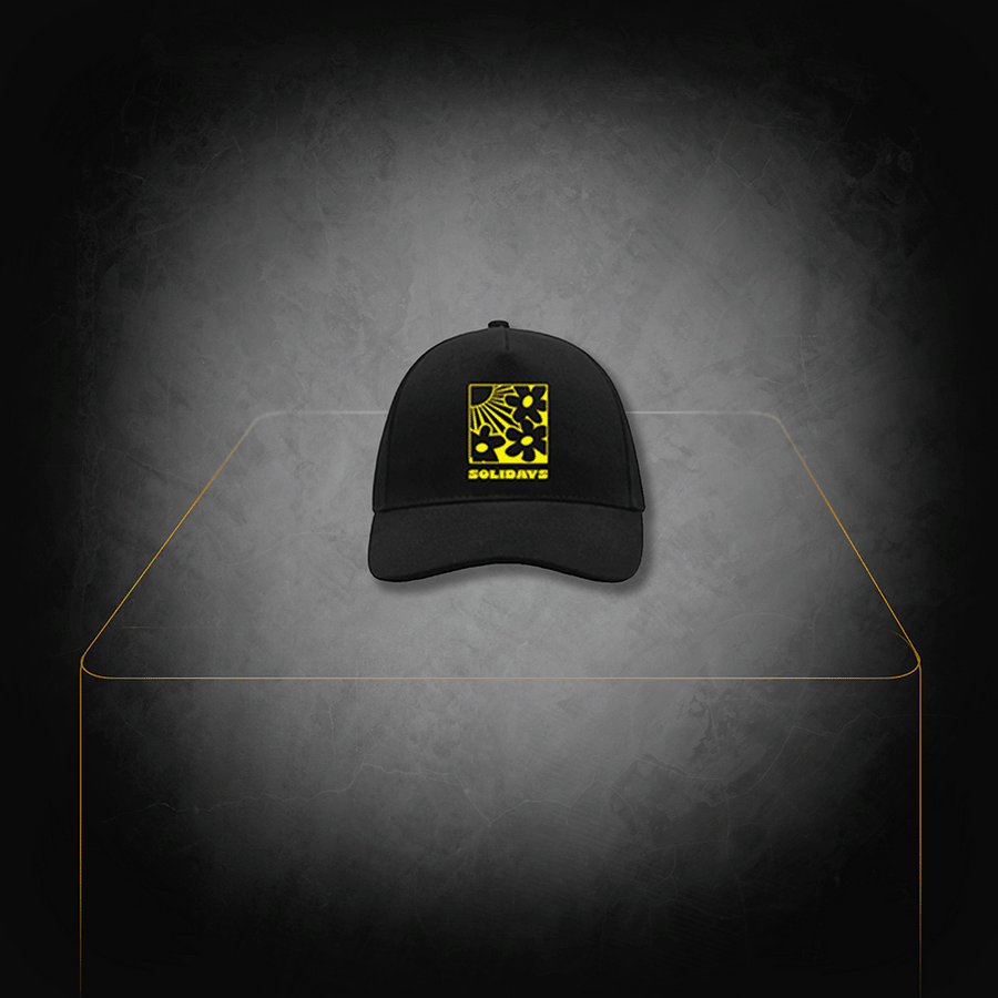 Casquette Sunflower Noir - Solidays