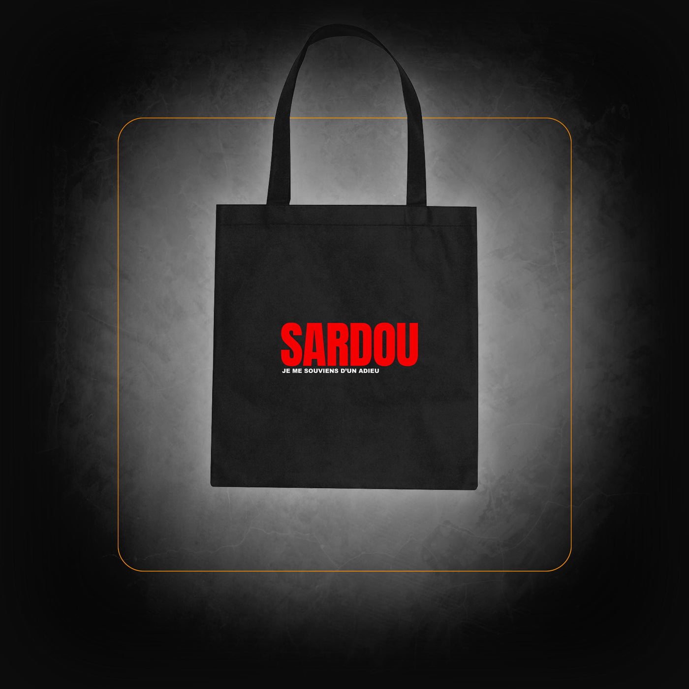 Michel Sardou Tote bag noir
