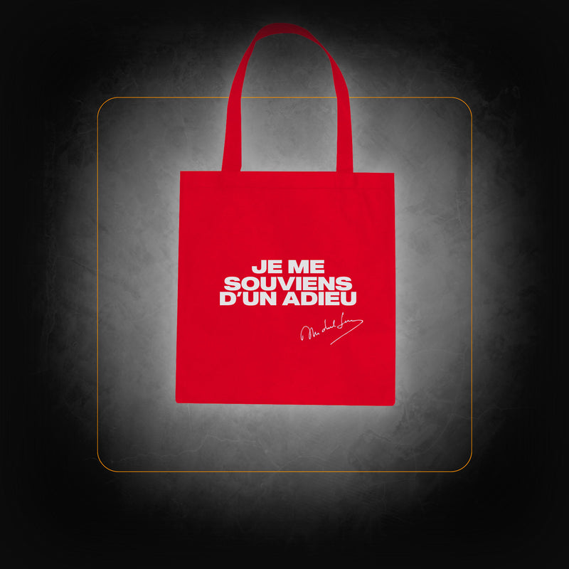 Michel Sardou Tote bag rouge