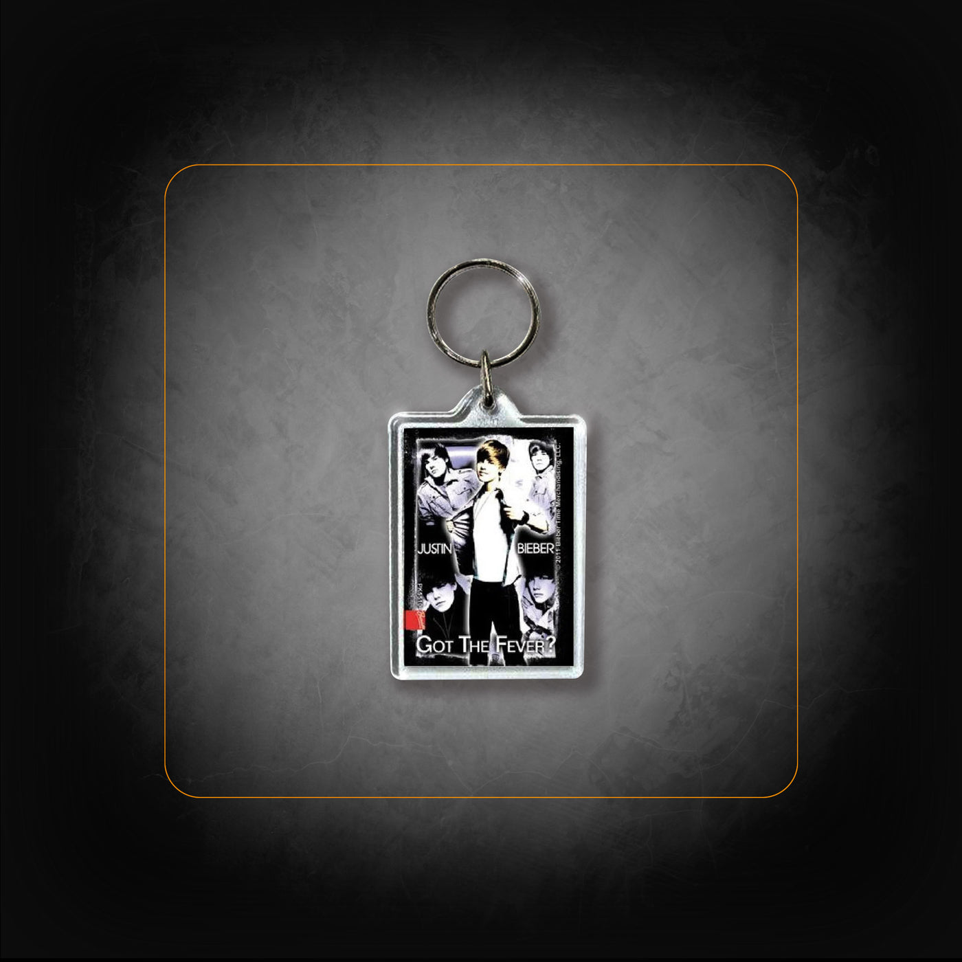 Porte-clé acrylique Justin Bieber