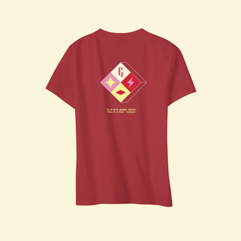 T-shirt Terracotta Garorock 2025 Dos